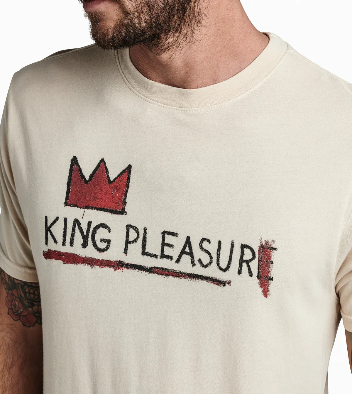 T-SHIRT ROARK BASQUIAT KING FOG