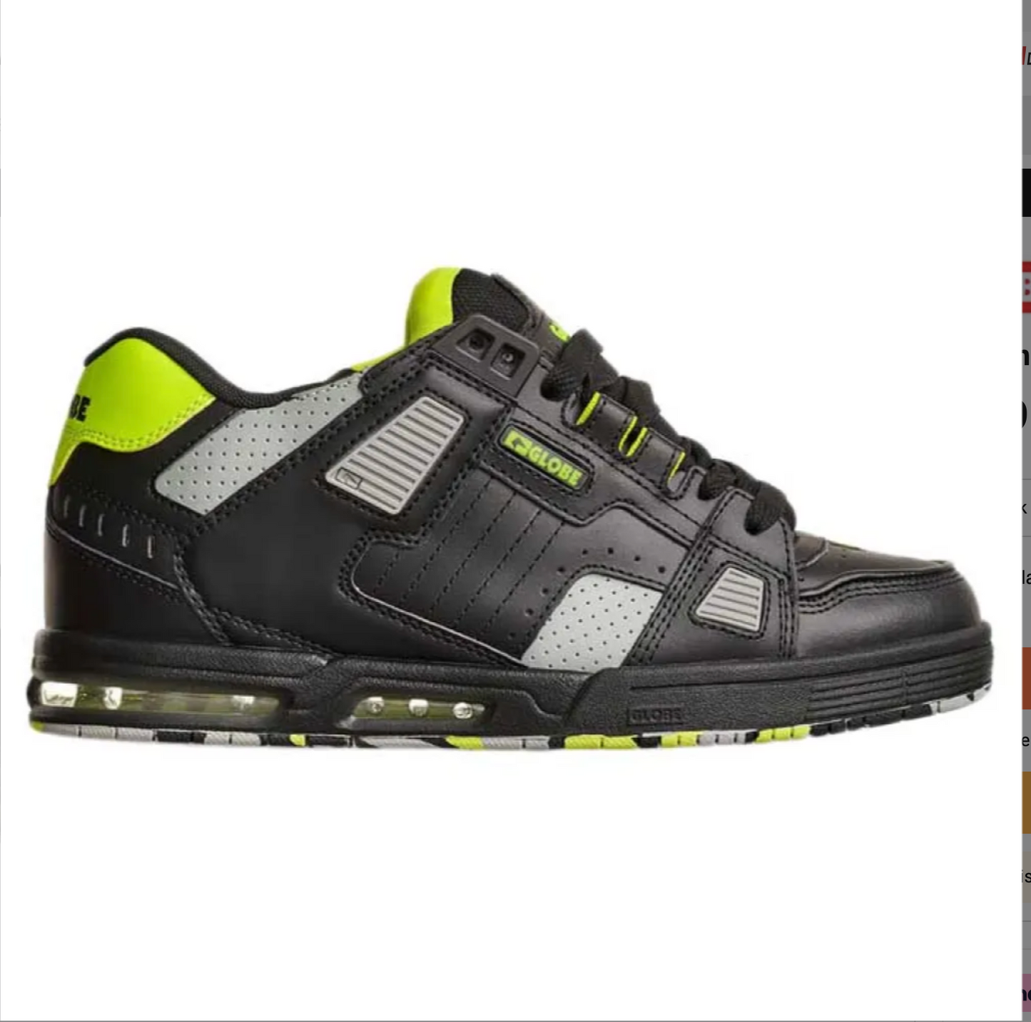 Scarpe GLOBE Sabre - Black / Lime