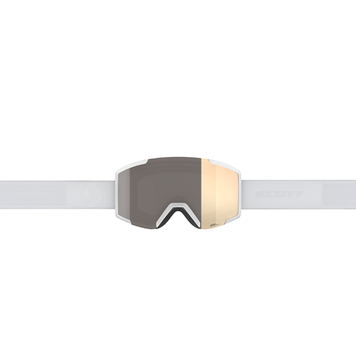 Maschera SCOTT - Shield AMP LS bronze chrome S1-3 / mineral white