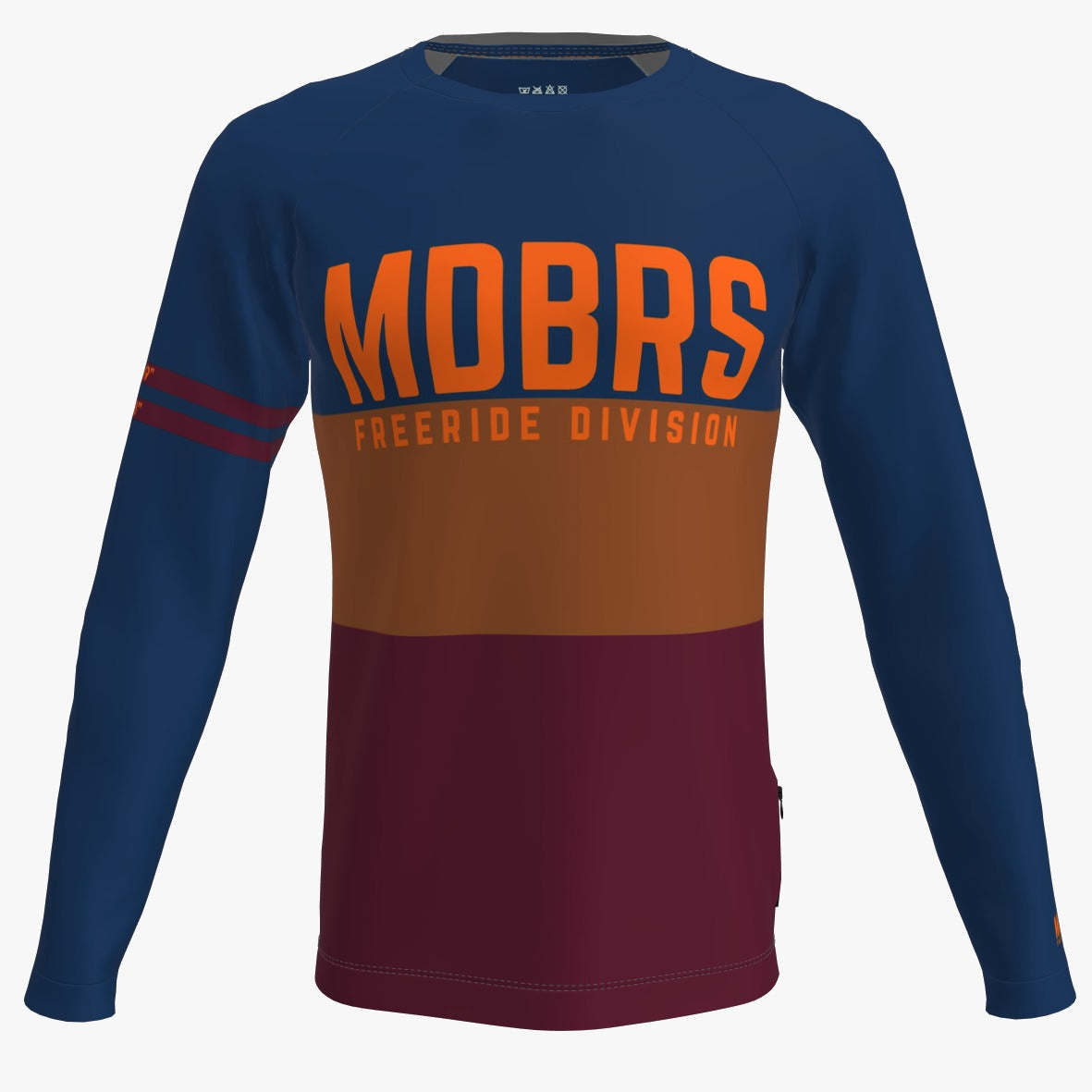 Maglia SLOPLINE Freeride - Stripes Blu