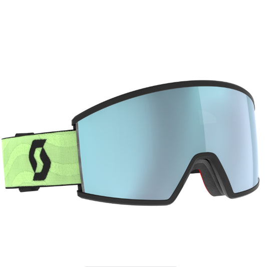 Maschera SCOTT - Ambit glow green / AMP ice chrome S2