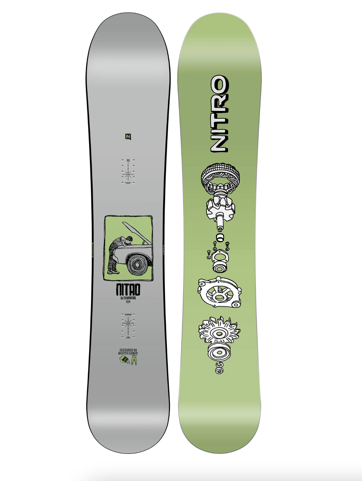 Tavola Snowboard NITRO - Alternator 2026