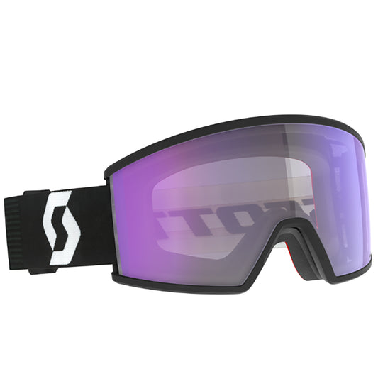 Maschera SCOTT - Ambit LS mineral black/white / AMP LS blue chrome S2-4