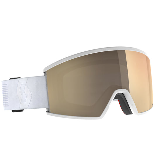Maschera SCOTT - Ambit LS mineral white / AMP LS bronze chrome S1-3