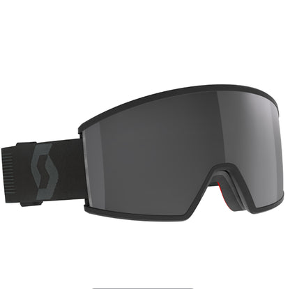 Maschera SCOTT - Ambit mineral black / AMP black chrome S3