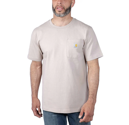 T-Shirt CARHARTT - RELAXED FIT HEAVYWEIGHT - MINK