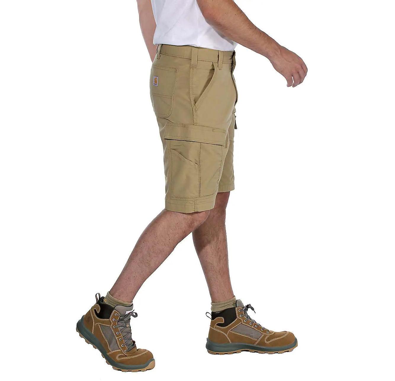 CARHARTT FORCE™ RELAXED FIT RIPSTOP CARGO WORK SHORT - DARK KHAKI