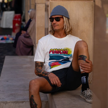 T-Shirt SEAY LAYSAN PENICHE - UNDYED WHITE