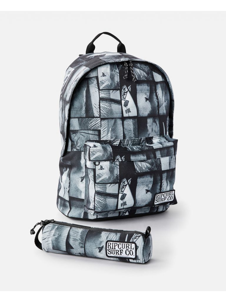 Zaino Rip Curl Dome 18L + astuccio - Grigio