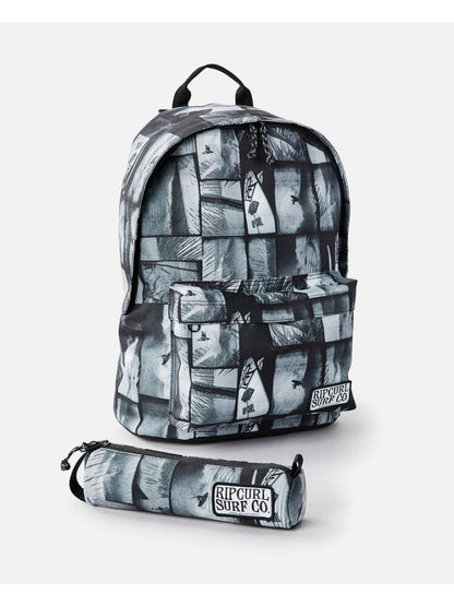 Zaino Rip Curl Dome 18L + astuccio - Grigio