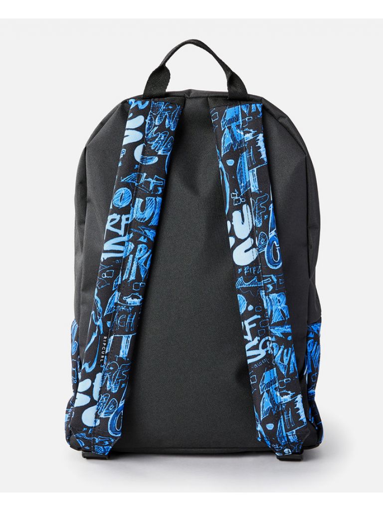 Zaino Rip Curl Dome 18L + astuccio - nero/blu