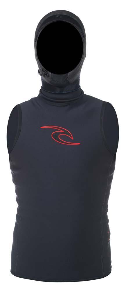 Gilet in neoprene RIP CURL Flashbomb 0.5 MM Hood Vest Black